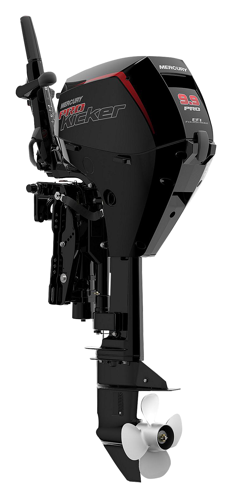 Mercury 9.9hp Tiller ProKicker Command Thrust Outboard Motor, 25" Shaft